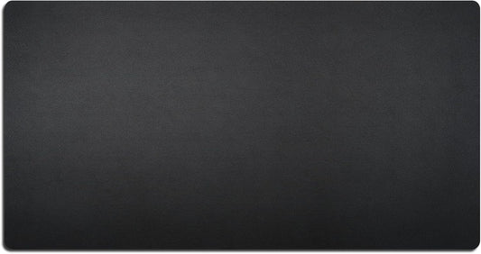 Nekmit Leather Desk Blotter Pad 34 x 17 Inches, Flat, Non-Slip, Waterproof, Black