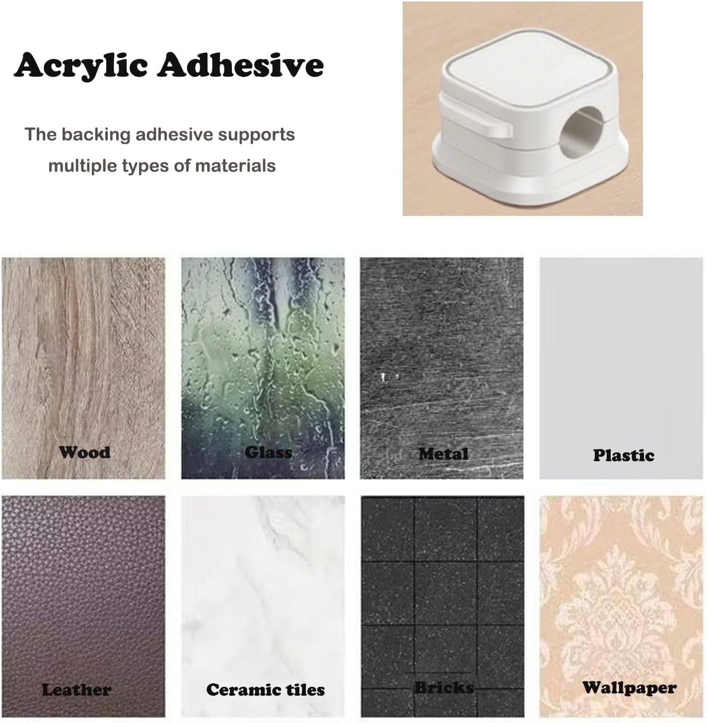 10 Pack Cord Organizer, Magnetic Cord Holder, Cable Clips for Desk, Adhesive Cable Management Wire Keeper for Nightstand, Home, Office, Desktop, Car, Wall (White)