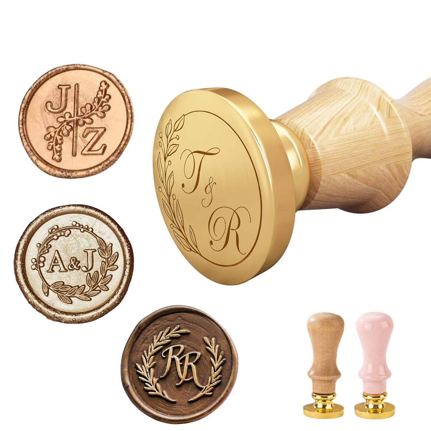 Custom Wax Seal, Personalized Sealing Wax Stamp with Your Picture Logo Design, Wedding Invitation Envelope Crafting Gift Wrap Card Wine Decoration, Handmade Lovers Gifts