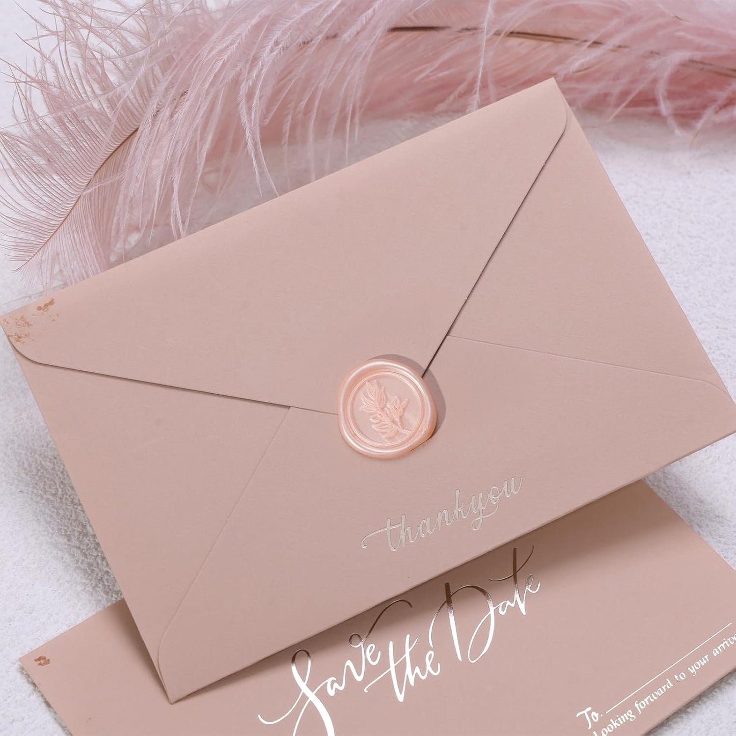 UNIQOOO Wax Seal Stickers - (3 Designs in 1 Pack) Wedding Invitation Envelope Seal Stickers, 60 Pcs Self-Adhesive Stickers, Perfect for Invitation, Christmas, Gift Wrapping