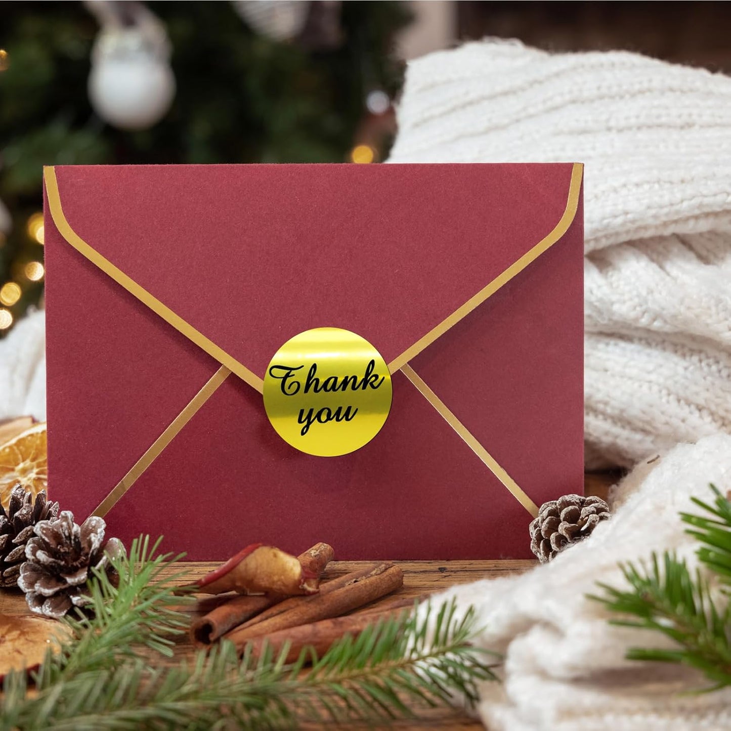 1 Inch Round Thermal Labels, Self-Adhesive Circle Direct Thermal Stickers, Multi-Purpose Roll Label (1000 PCS，Gold)