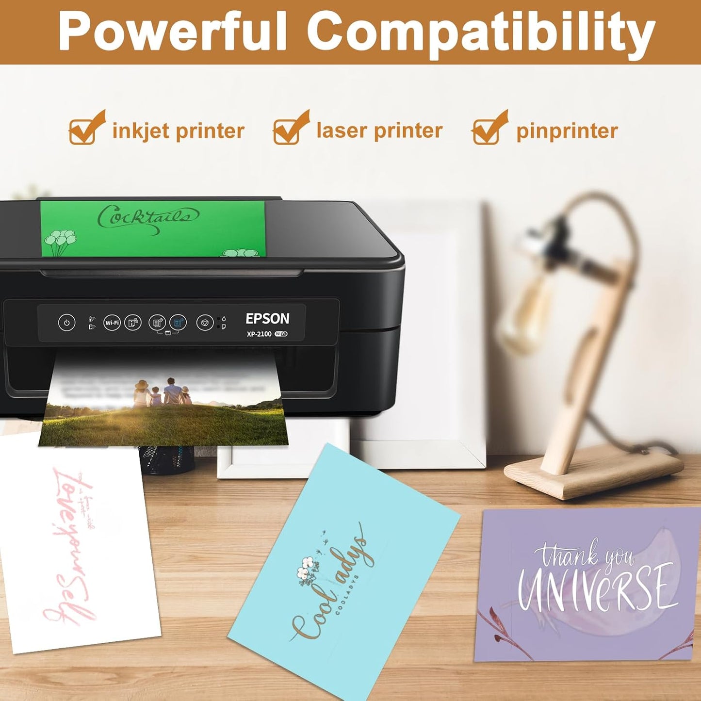 120 Sheets Light Blue Cardstock 8.5 x 11 Craft Paper, 250gsm/92lb Heavyweight Paper Card stock for DIY Cards Making, Wedding Invitations, Birthday Decorations, School Crafting