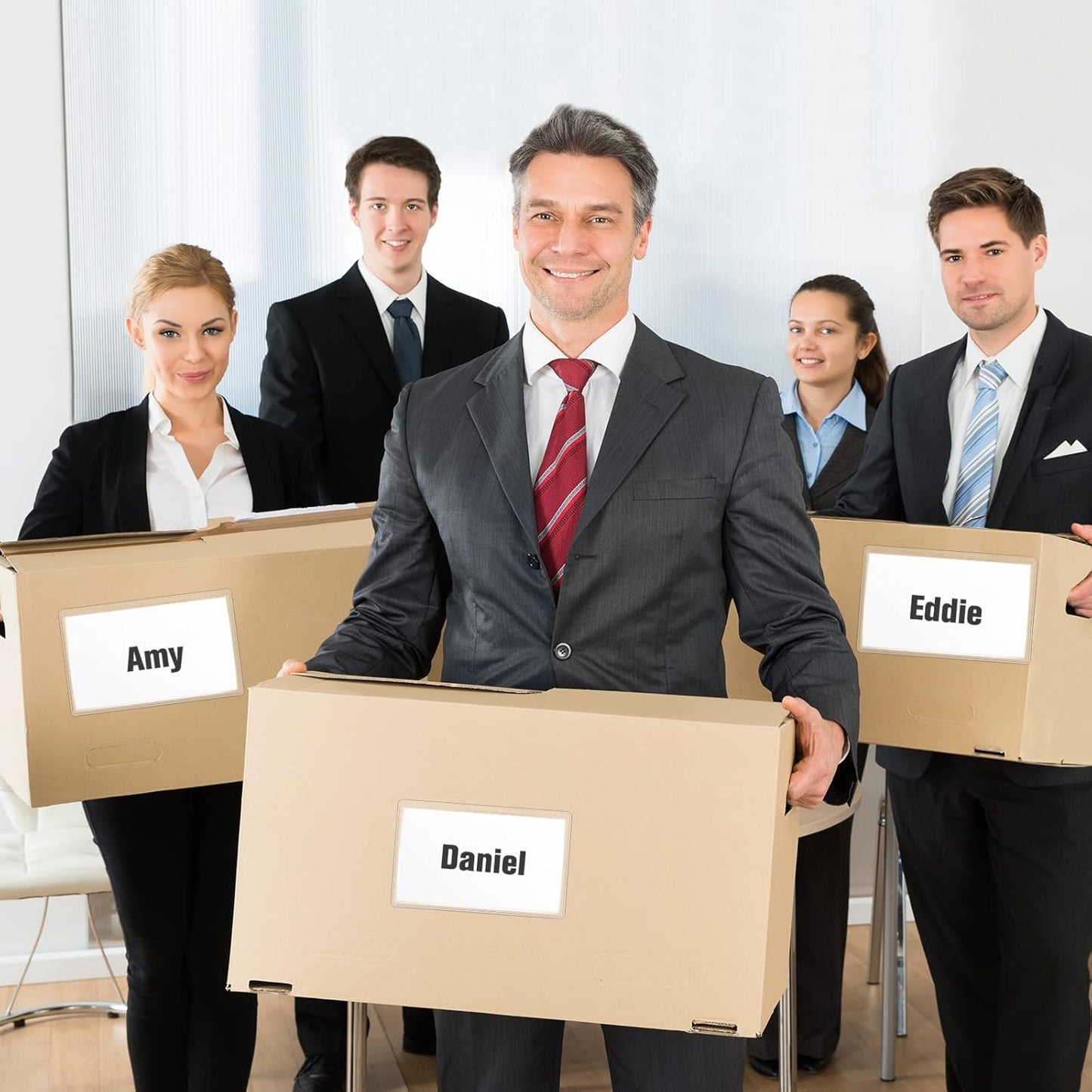 100 Self-adhesive Index Card Pockets Label Pockets sleeves with Top Open for Business Cards, Clear Plastic Sticky Labels Holders for Storage Bins Library Cards, Organizing Totes Shelves(7.3 x 5.67'')