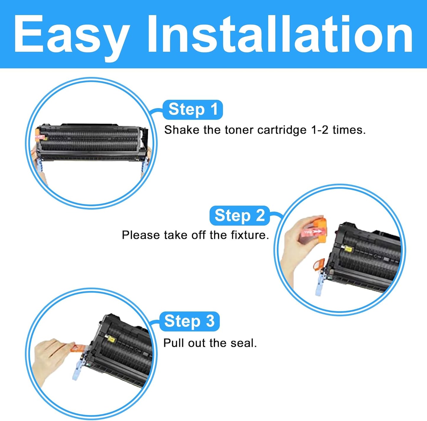 LCL Remanufactured Toner Cartridge Replacement for HP 645A C9731A 5500 5500n 5500dn 5500dtn 5500hdn 5550 5550n 5550dn 5550dtn 5550hdn (1-Pack Cyan)