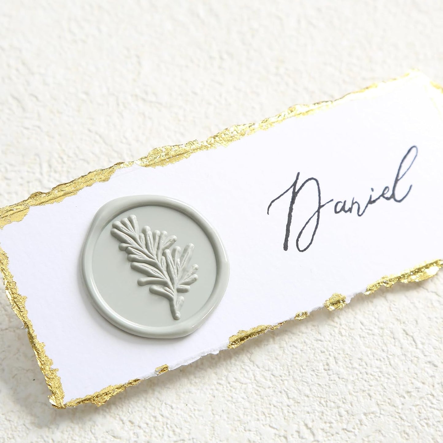 UNIQOOO Dusty Green Sealing Wax Sticks for Wax Seal Stamp - Perfect for Wedding Invitations, Cards Envelopes, Snail Mails, Wine Packages, Christmas Gift Ideas, Pack of 8