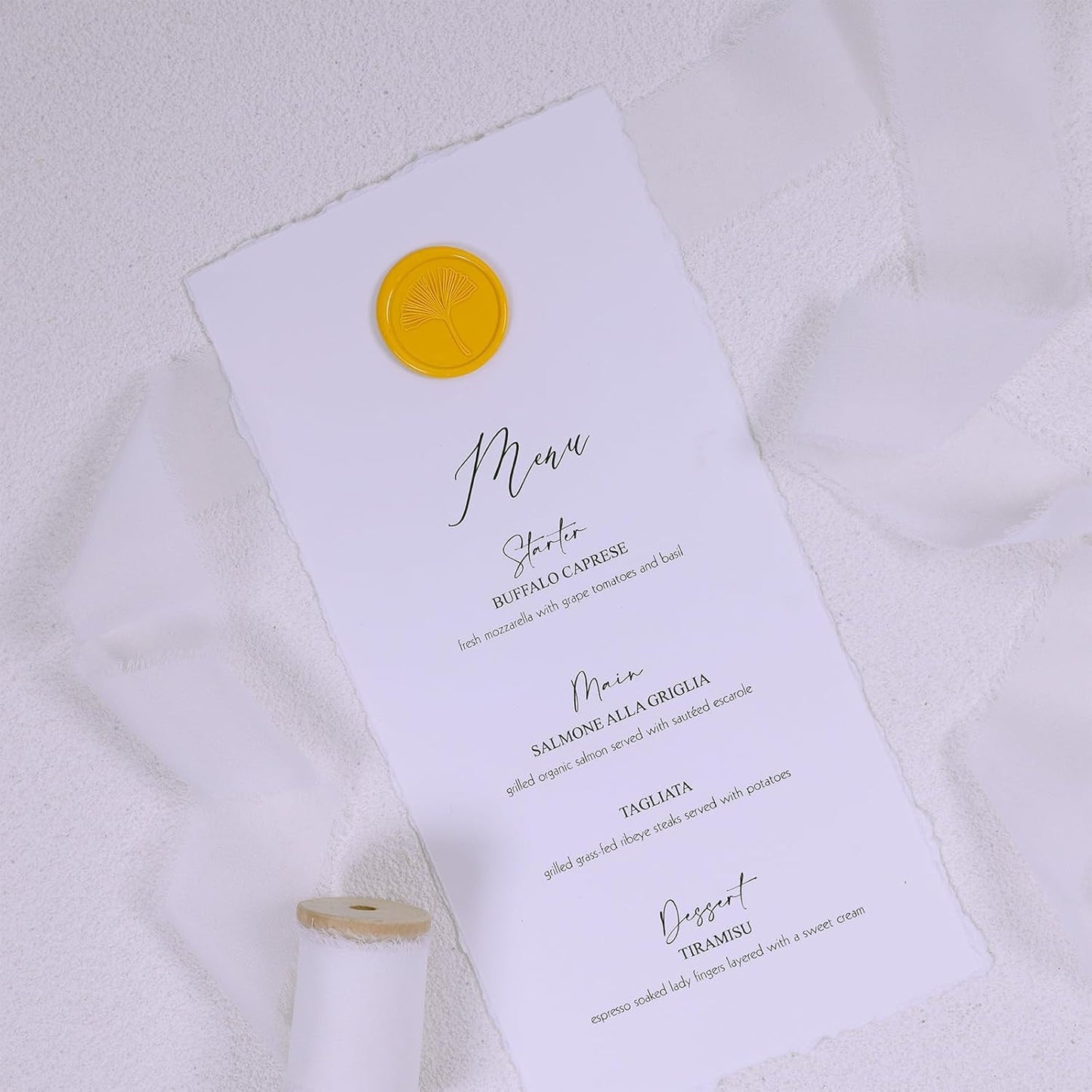 UNIQOOO Mustard Yellow Sealing Wax Sticks for Wax Seal Stamp - Perfect for Wedding Invitations, Cards Envelopes, Snail Mails, Wine Packages, Christmas Gift Ideas, Pack of 8