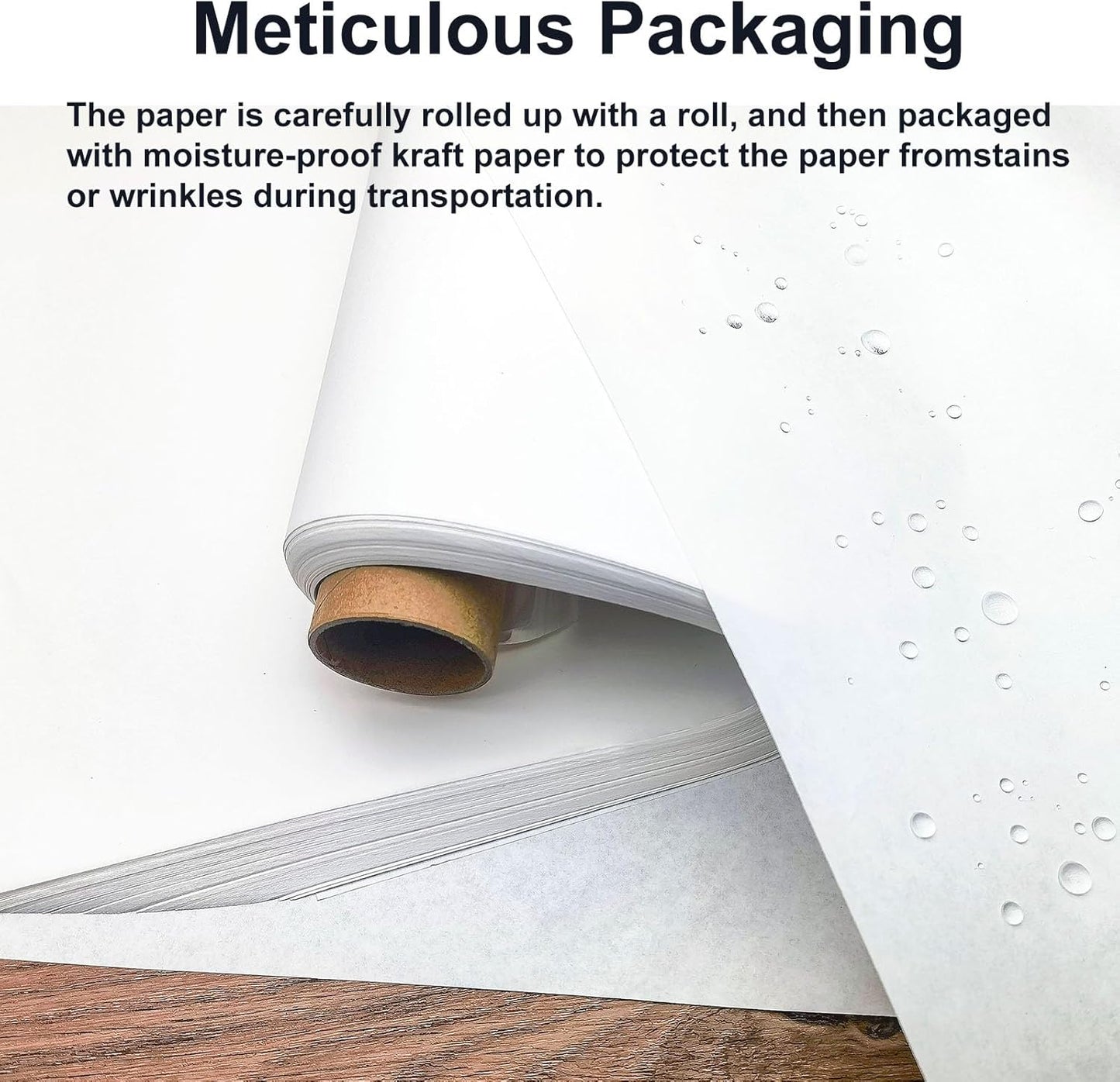 MLNSUNNY 50 Sheets of Artist Teabag Paper for Mixed Media Art,16.5''x16.5''White Large Handmade Paper,Wet Strength Tissue DIY Art Craft Supplies for Painting,Collage,Cyanotype,Origami,Printmaking