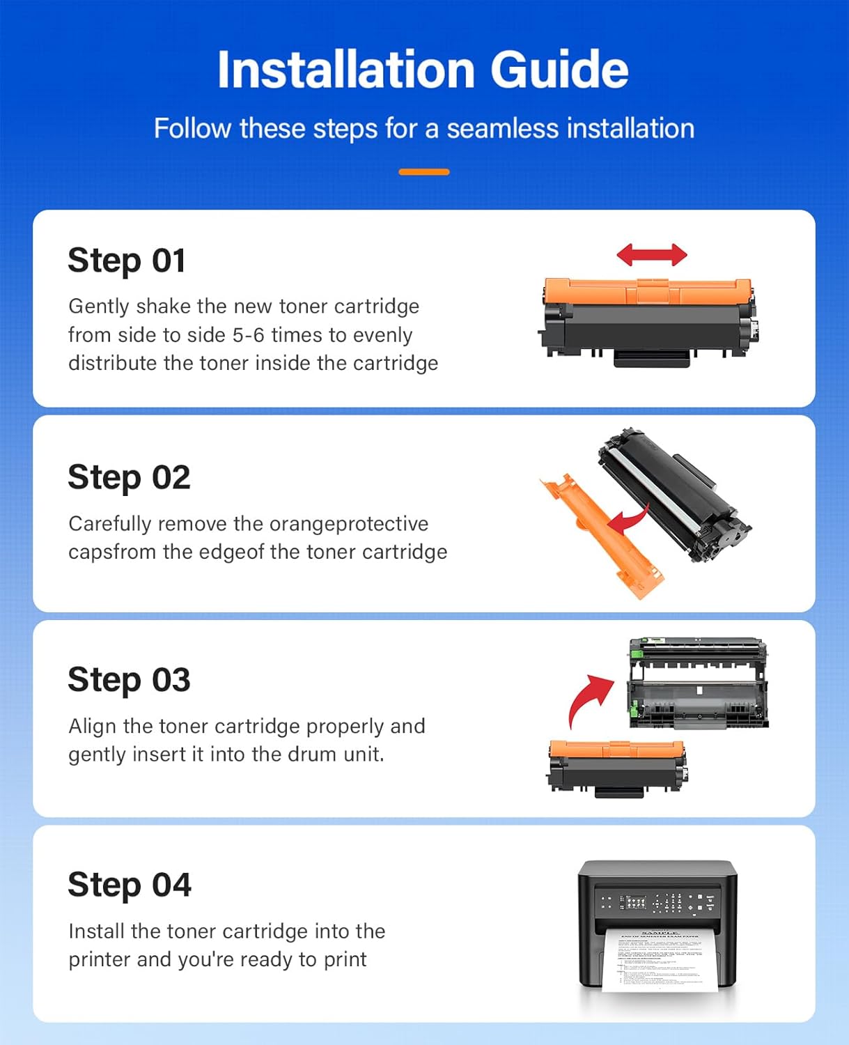 DR730 Drum Unit (Not Toner) 2-Pack Compatible Replacement for Brother DR-730 Imaging Drum MFC-L2710DW MFC-L2750DW DCP-L2550DW HL-L2350DW HL-L2395DW HL-L2370DW HL-L2390DW MFC-L2690DW HL-L2325DW Printer