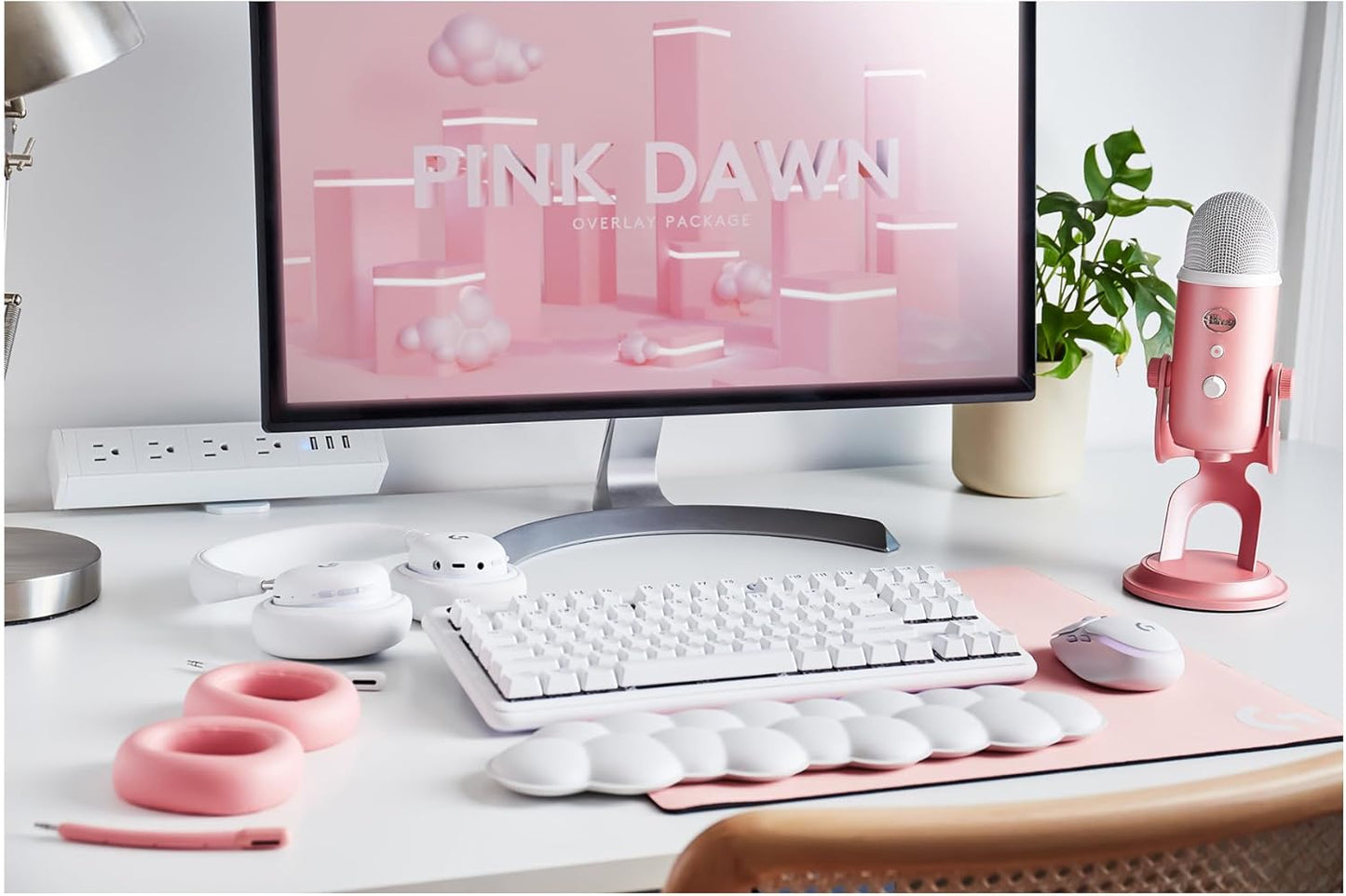 Logitech for Creators Blue Microphones Yeti USB Microphone (Pink Dawn) Aurora Collection