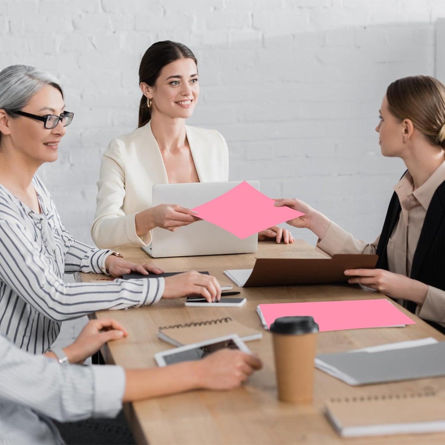 50 Pack Folders with Pockets, Pocket Folders Fit Letter Size Paper, with Business Card Slot, 2-Pocket Folder for School Office Home Business