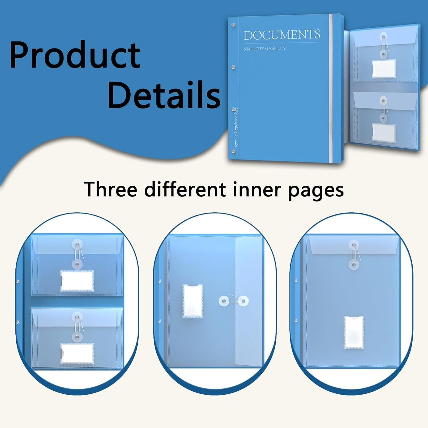 Family Life Binder & Document Organizer | Expanding Accordion File Folder with 12 Pockets for Passports, Certificates, SS Cards | Acid-Free, Rip-Proof Holds A4/ Letter Papers for Home Office School