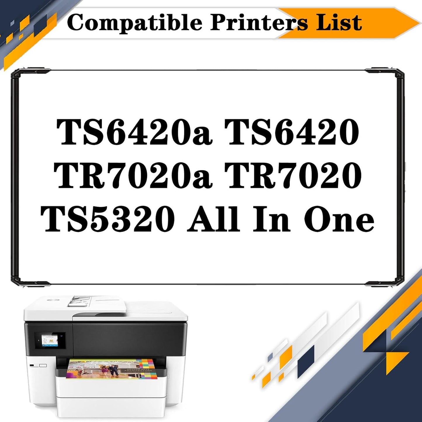 PG-260XL CL-261XL PG260 PG-260 CL261 CL-261 Ink Cartridges, Compatible for Canon TS6420a TS6420 TR7020a TR7020 TS5320 All in One Printers【High Print Volume with Chip Black*1