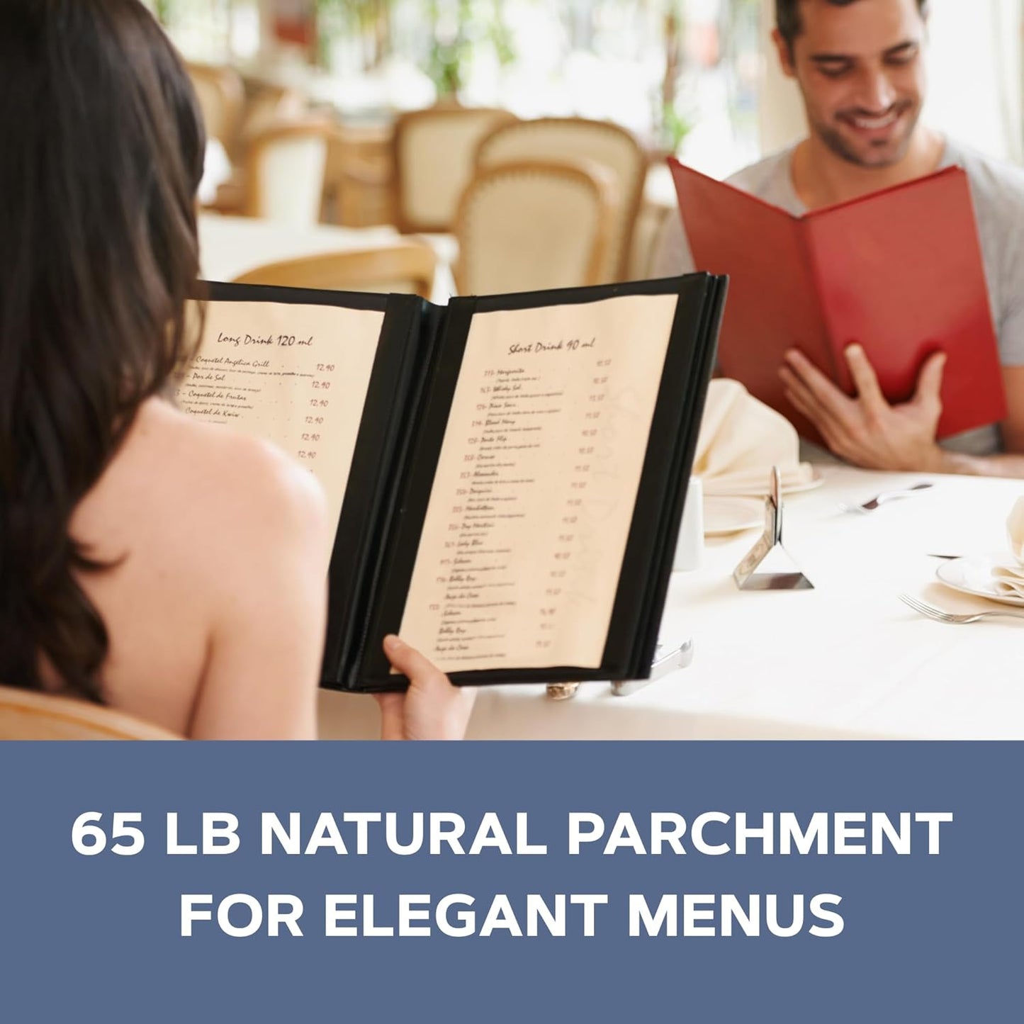 50 Natural Parchment 65lb Cover Paper Sheets 8.5X14 Inches Cardstock Weight Colored Sheets 8.5" X 14" (8.5X14 Inches) Legal|Menu Size - Printable Old Parchment Semblance