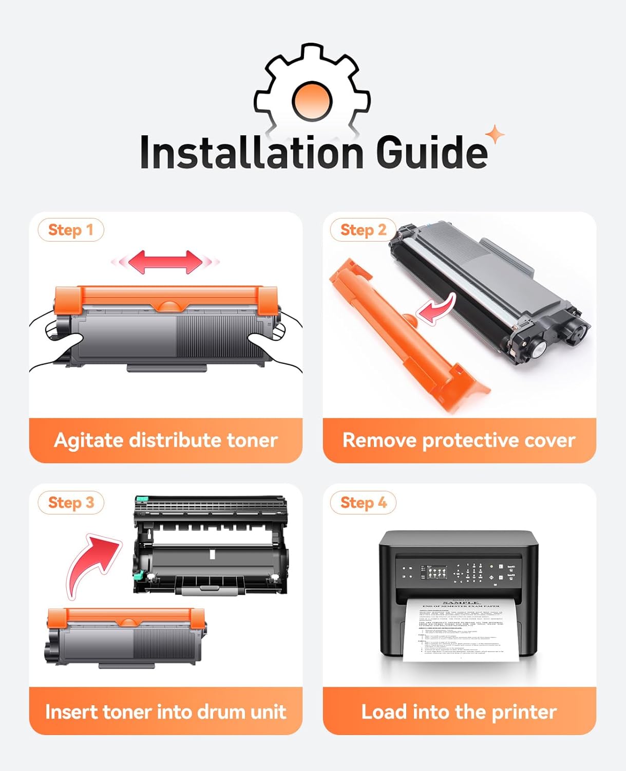 TN630 Toner Cartridge Replacement Compatible for Brother TN-630 TN660 TN-660 HL-L2380DW HL-L2320D HL-L2340DW DCP-L2540DW MFC-L2700DW MFC-L2720DW HL-L2300D HL-L2360DW MFC-L2740DW Printer Black 2-Pack
