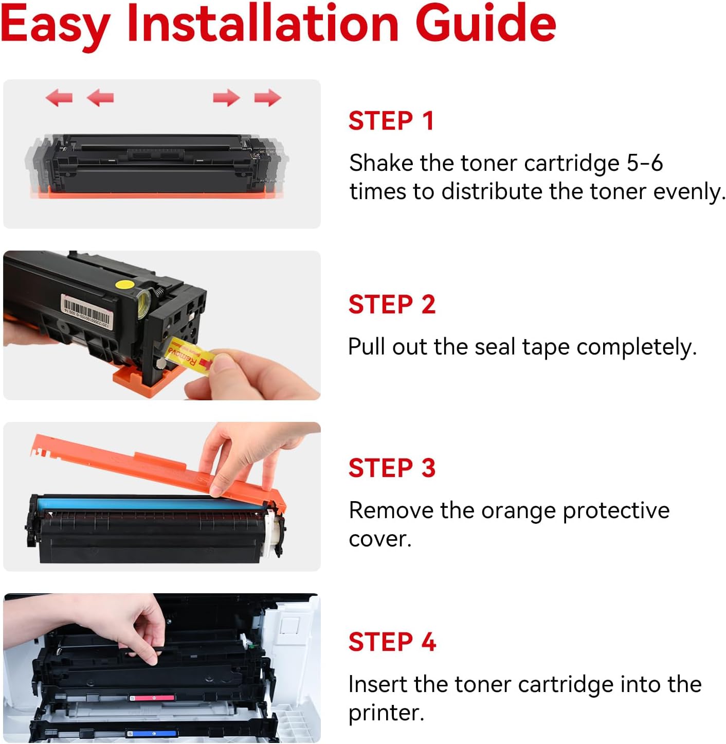 MYTONER 067 067H Toner Cartridge Set Compatible Replacement for Canon 067 067H Toner for Color imageCLASS LBP632Cdw MF656Cdw MF654Cdw MF653Cdw LBP633Cdw Printer 4 Pack 067 High Yield Ink
