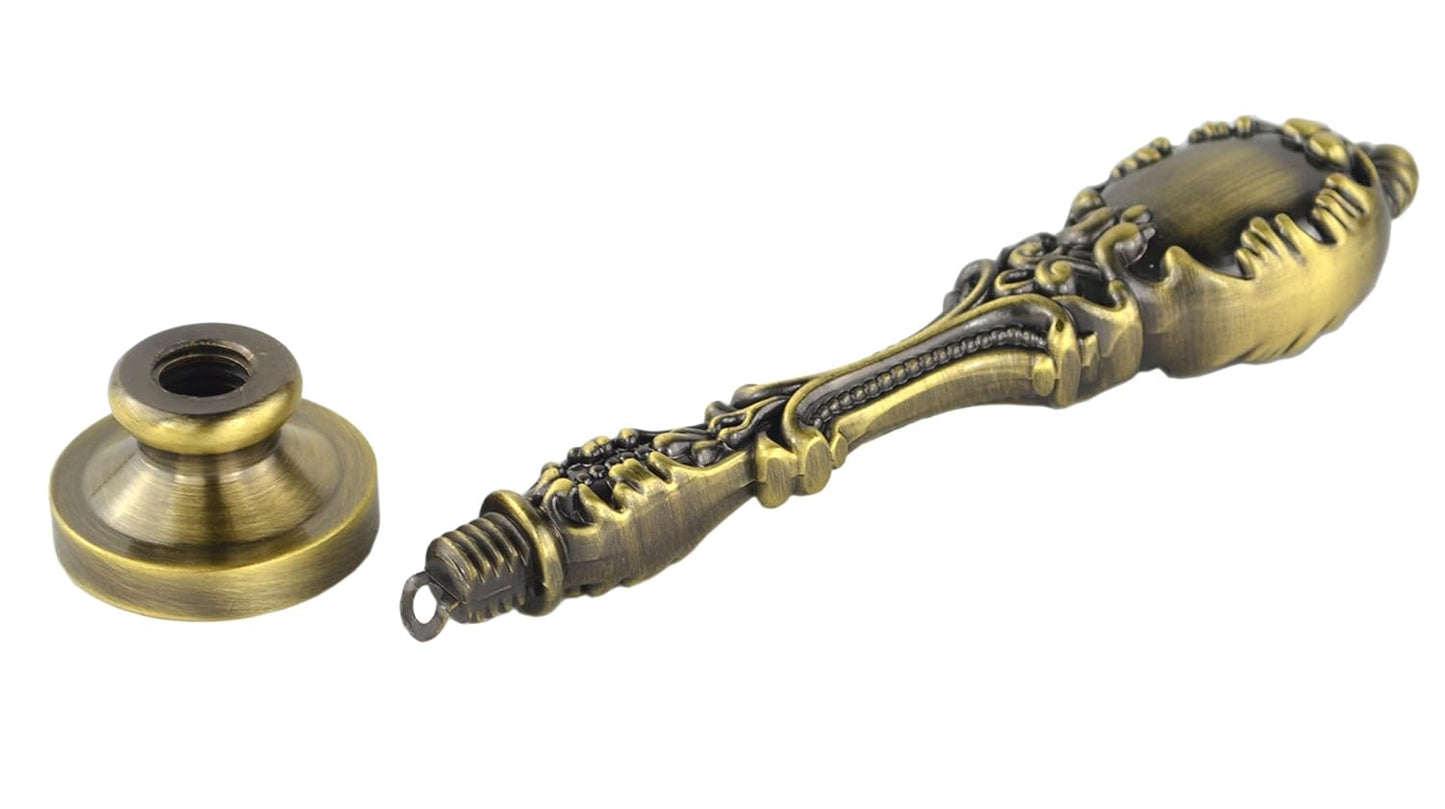 Samyo Creative Romantic Stamp Maker Classic Old-Fashioned Style Brass Color Wax Seal Sealing Stamp Vintage Antique Alphabet Initial Letter Set - (Letter J)