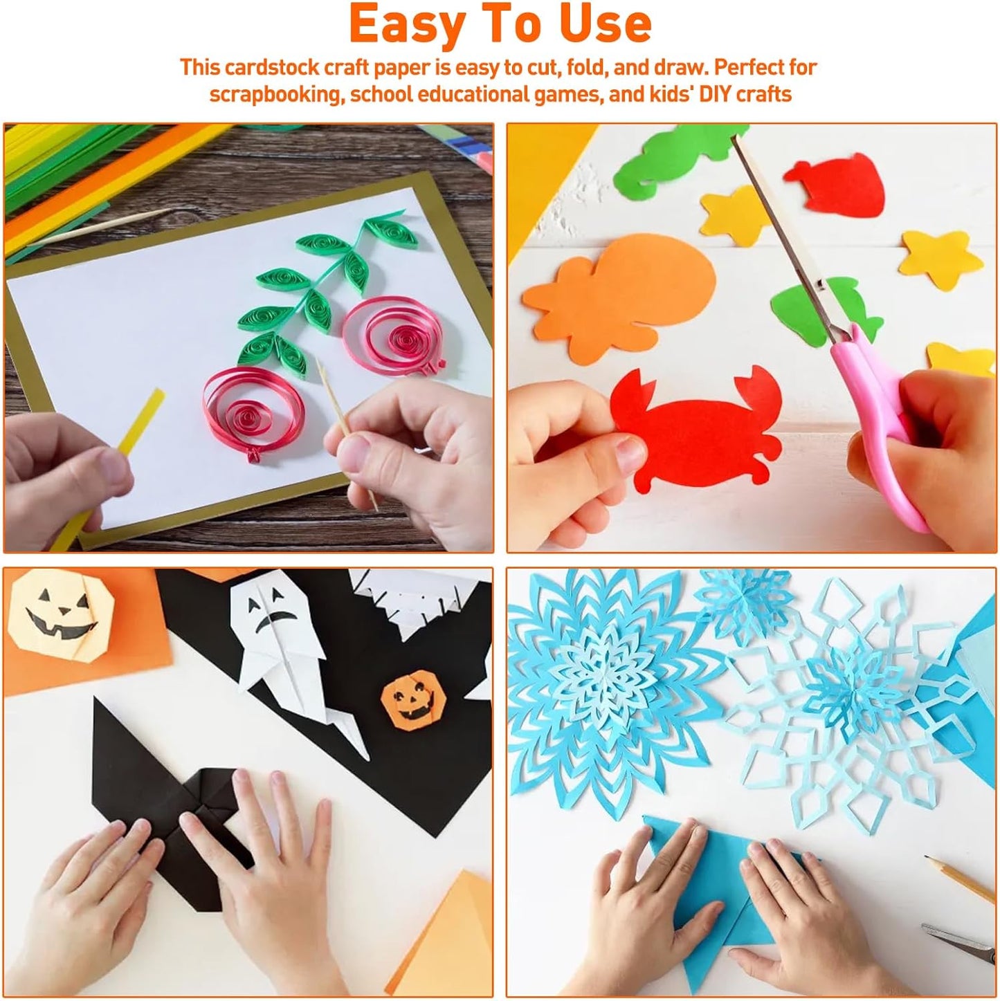 MAXECHO 12" X 12" Colored Cardstock Bulk 150 Sheets 30 Assorted Colors Construction Paper Card Stock Printer Paper for DIY Crafts, Kids School Supplies, Cricut, 180 GSM