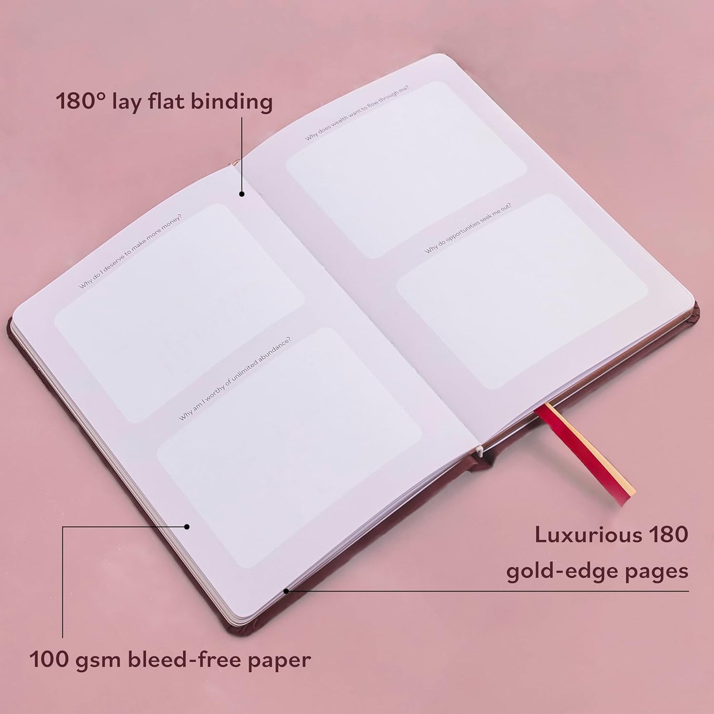 Manifestation Journal - Worthy of Abundance: 12 Week Daily Prompts for Self-Care, Gratitude, Affirmations, Therapy | Manifest Wealth & Millionaire Mindset Planner | 16 Meditation & Hypnosis Bonuses