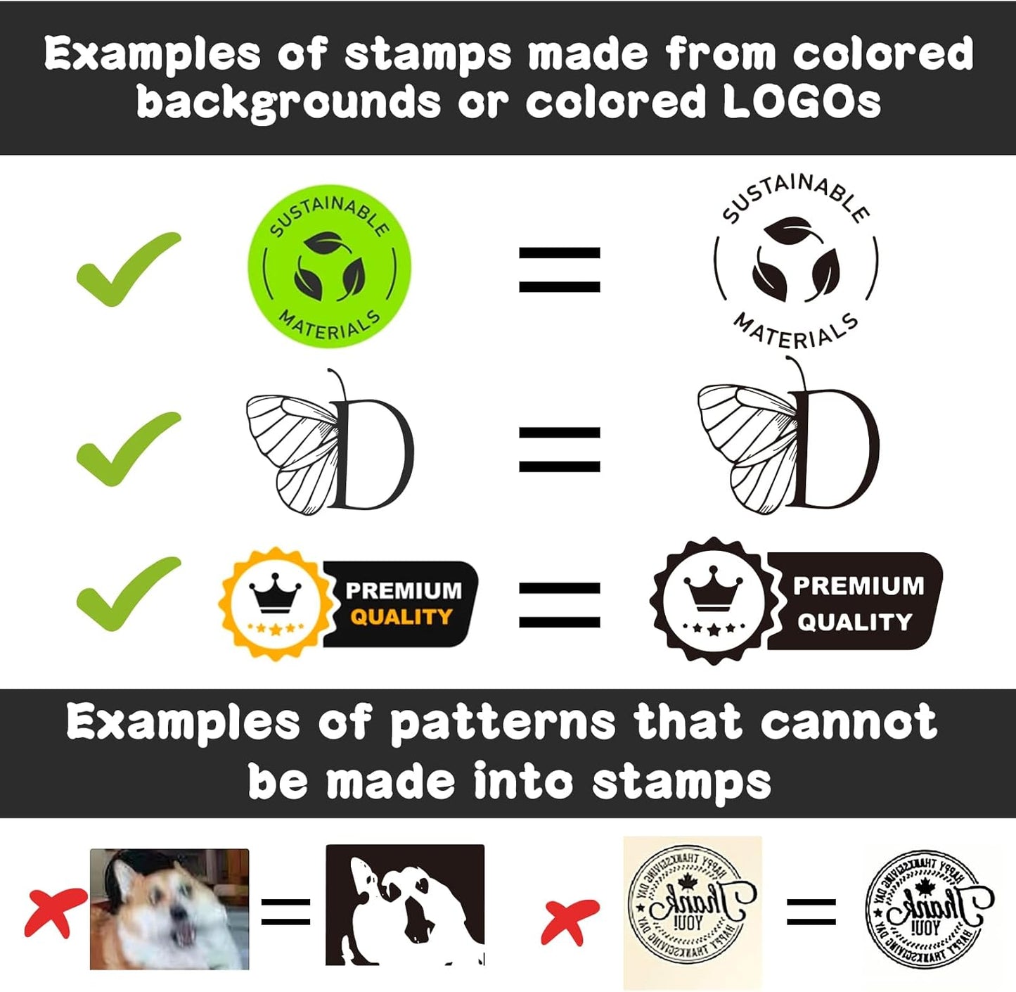 Custom Logo Embosser | Personalized Book Embosser | Self Ink Rubber Stamp from The Library of | Customizable Stamp (Upload Logo 7)