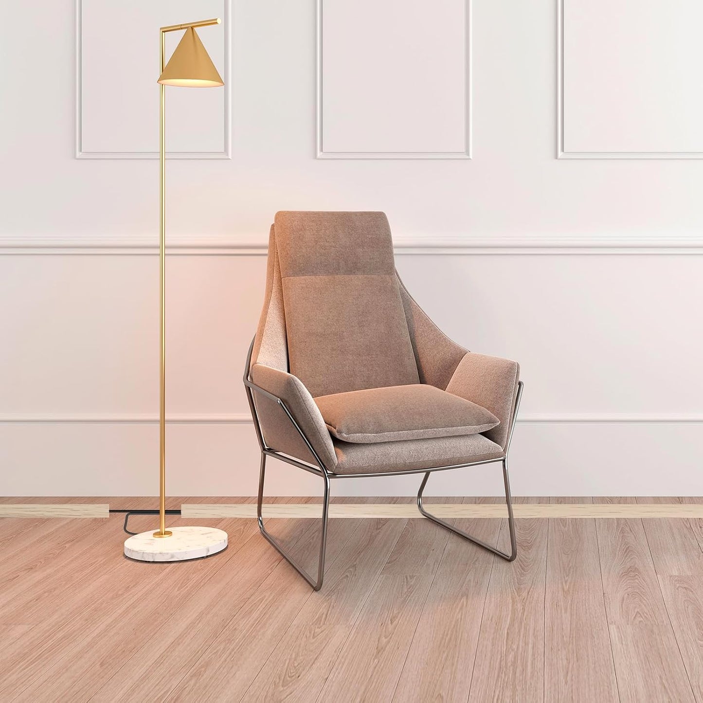 Floor Cord Cover Self Adhesive Cord Hider,10FT Cable Management, Extension Strip Protector for Wires, Prevent Cable Trips for Offices, Gyms, Exhibitions Cavity:0.3"(W) x 0.28"(H) Yellow Wood