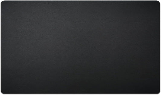 Nekmit Leather Desk Blotter Pad 24 x 14 Inches, Flat, Non-Slip, Waterproof, Black