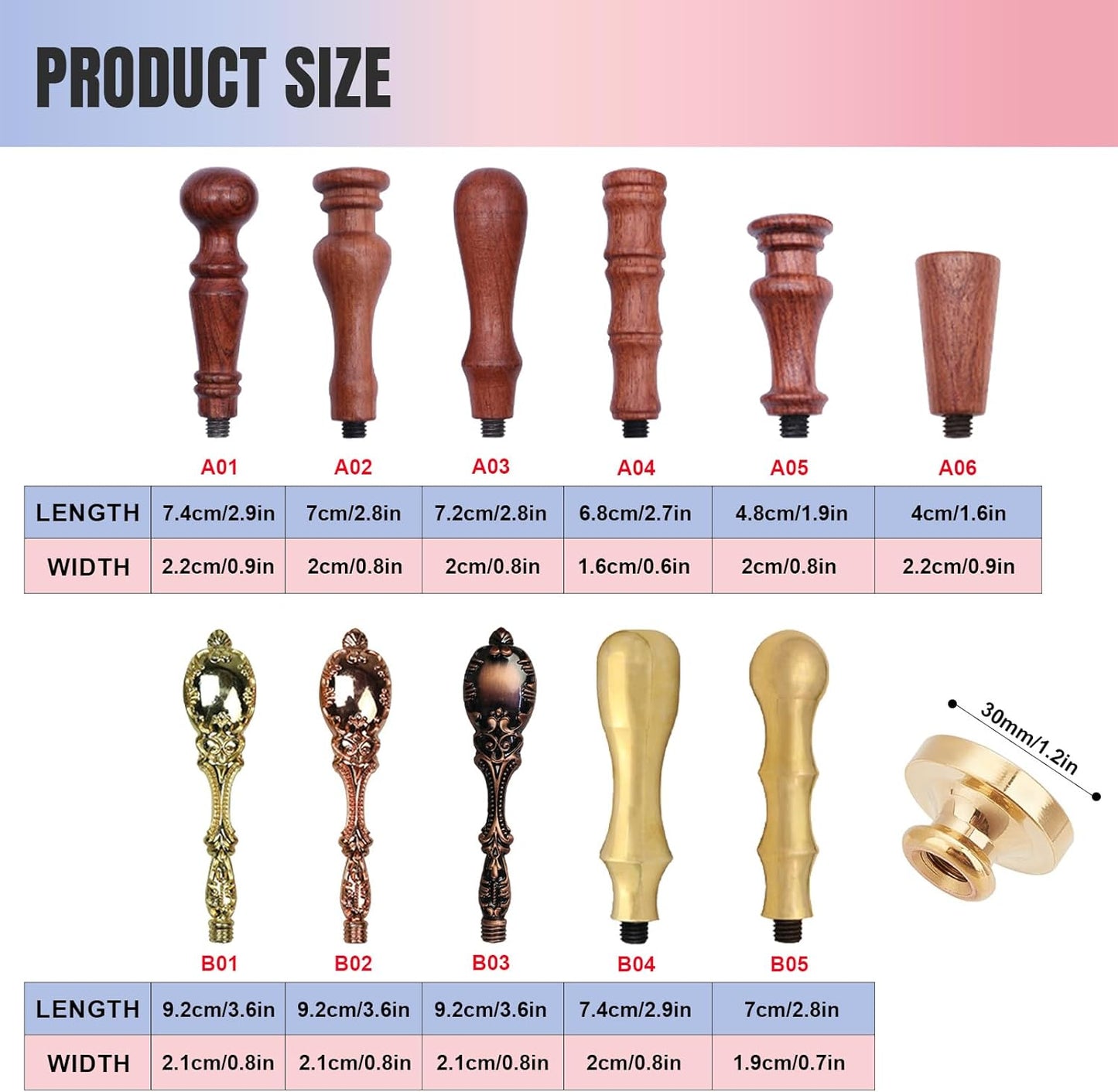 Personalized Wax Seal Stamp Custom Sealing Wax Stamp with Your Own Design Picture/Logo Customized for Wedding Invitation Wine Decoration Envelopes Christmas Gift and Graduation Gifts