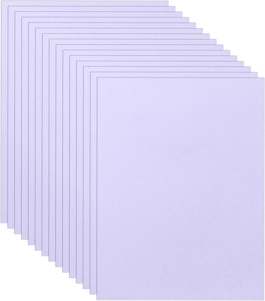 40 Sheets Light Purple Cardstock 8.5 x 11 Printer Paper, 75lb Heavyweight Paper Card Stock for Wedding, School Crafting, Invitations, Making Cards, Certificates