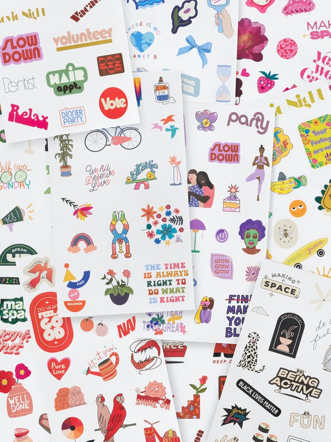 ban.do Sticker Book with Over 700 Assorted Stickers and 35 Sheets with Fun/Colorful/Aesthetic Pack for Scrapbooking Planners or Journals, Issue 7