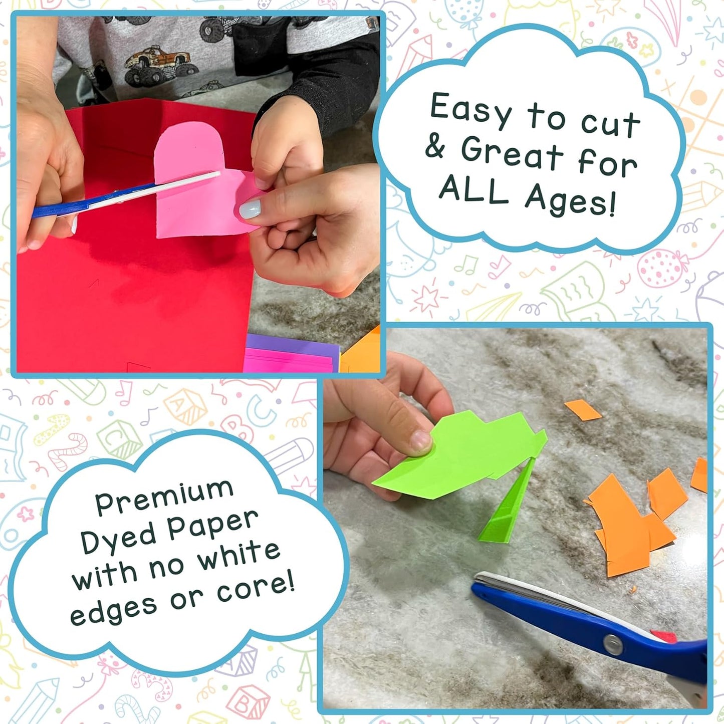 Hygloss Yellow Bright Colored Cardstock - 8.5x11-Inch, 90 Sheets, 65 lb/ 176 gsm, Fade-Resistant, Acid-Free Color Card Stock Paper