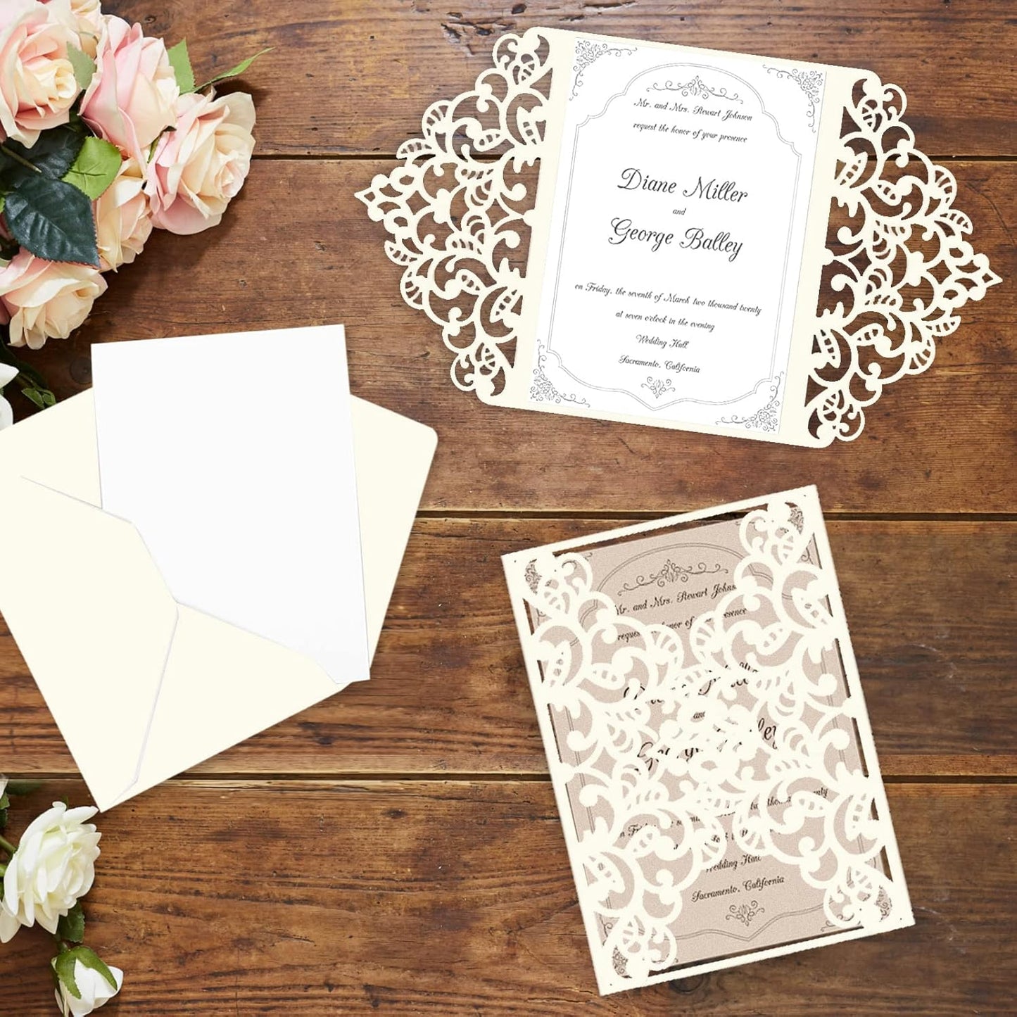 24 Sheets Cream Cardstock 8.5 x 11 Off White Paper, Goefun Ivory Card Stock Printer Paper for Cards Making, Office Printing, Certificate