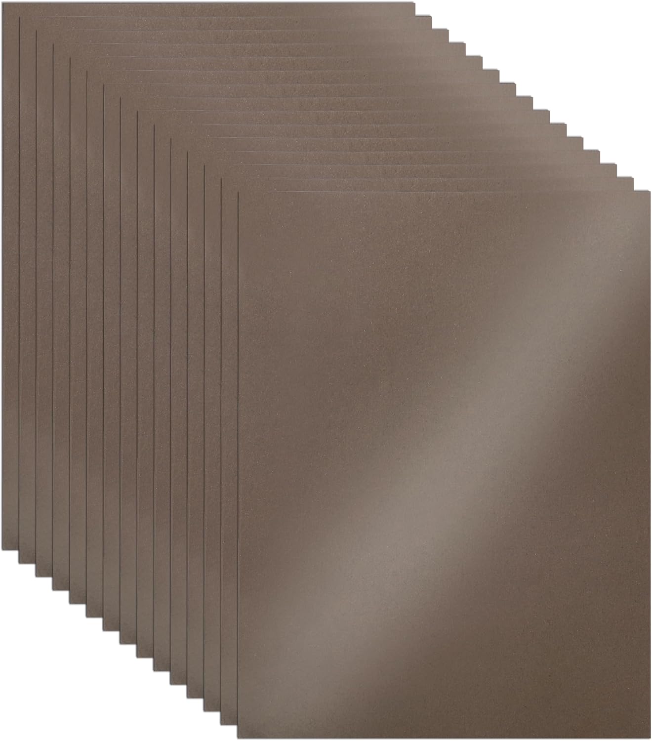 28 Sheets Coffee Shimmer Cardstock 8.5 x 11 Invitation Paper, 92lb Heavyweight Dark Brown Paper Card Stock for DIY Making Cards, Wedding, School Crafting, Greeting Cards, Menus