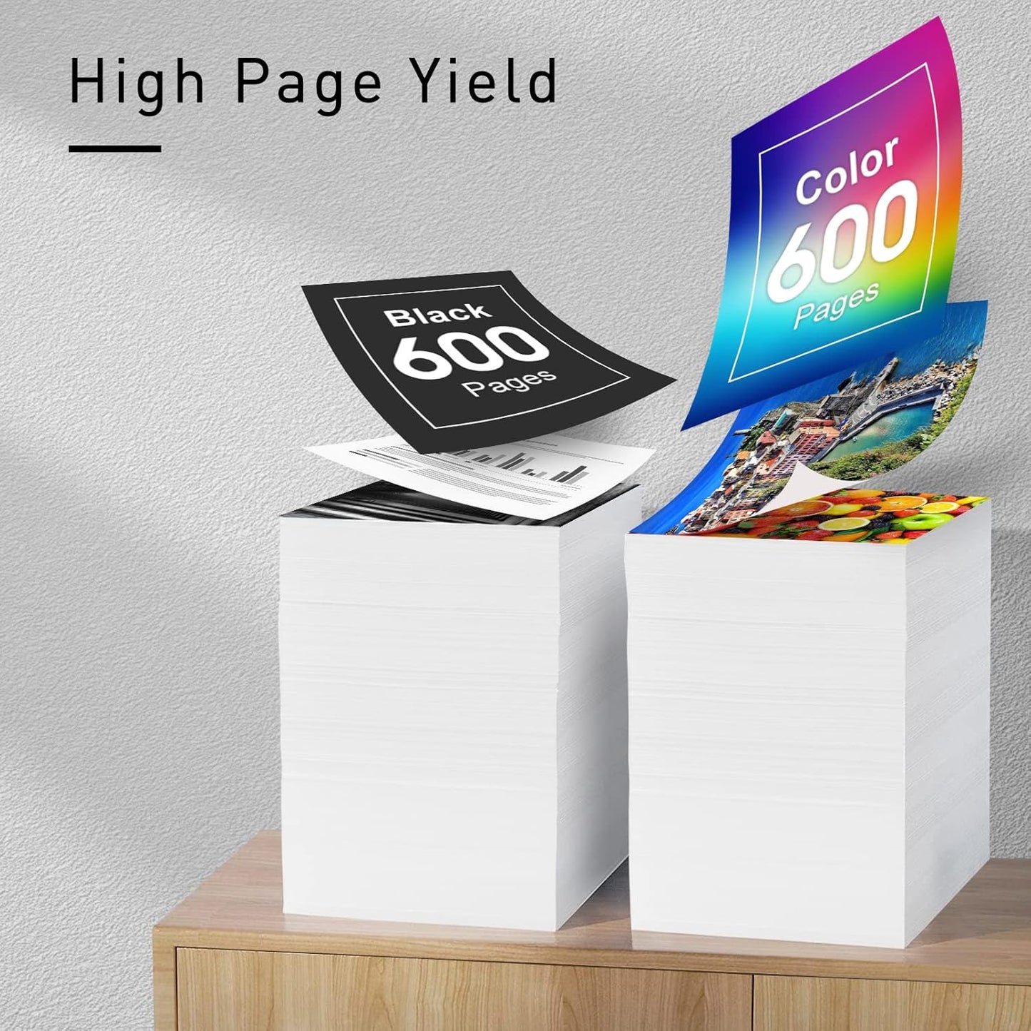 LC401XL Compatible Ink Cartridges Replacement for Brother Ink Cartridges LC401 Black to Use with Brother MFC-J1010DW MFC-J1012DW MFC-J1170DW Printer (1Black)