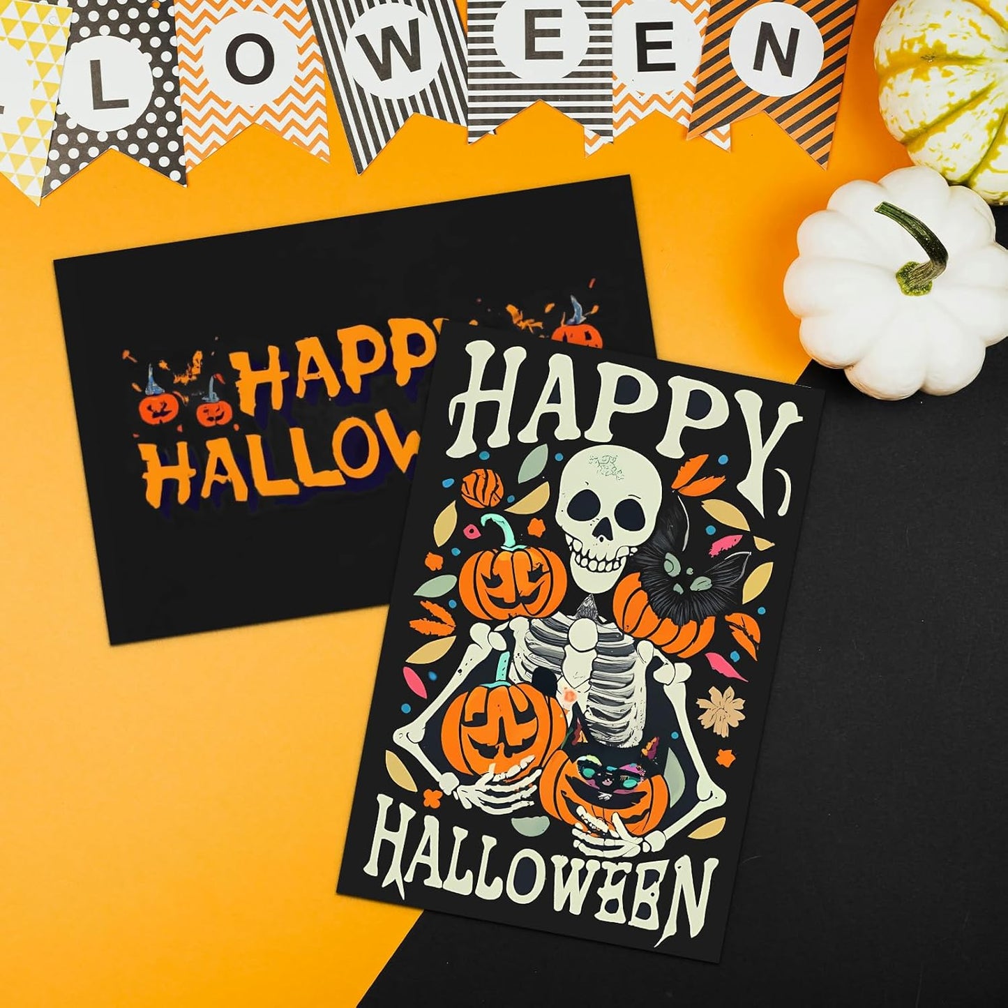 100 Pack Black Blank Index Cards 4x6 Card Stock Paper, Goefun 80lb Heavyweight Cardstock Unlined Notecards for Postcards, Photo Paper, Recipe