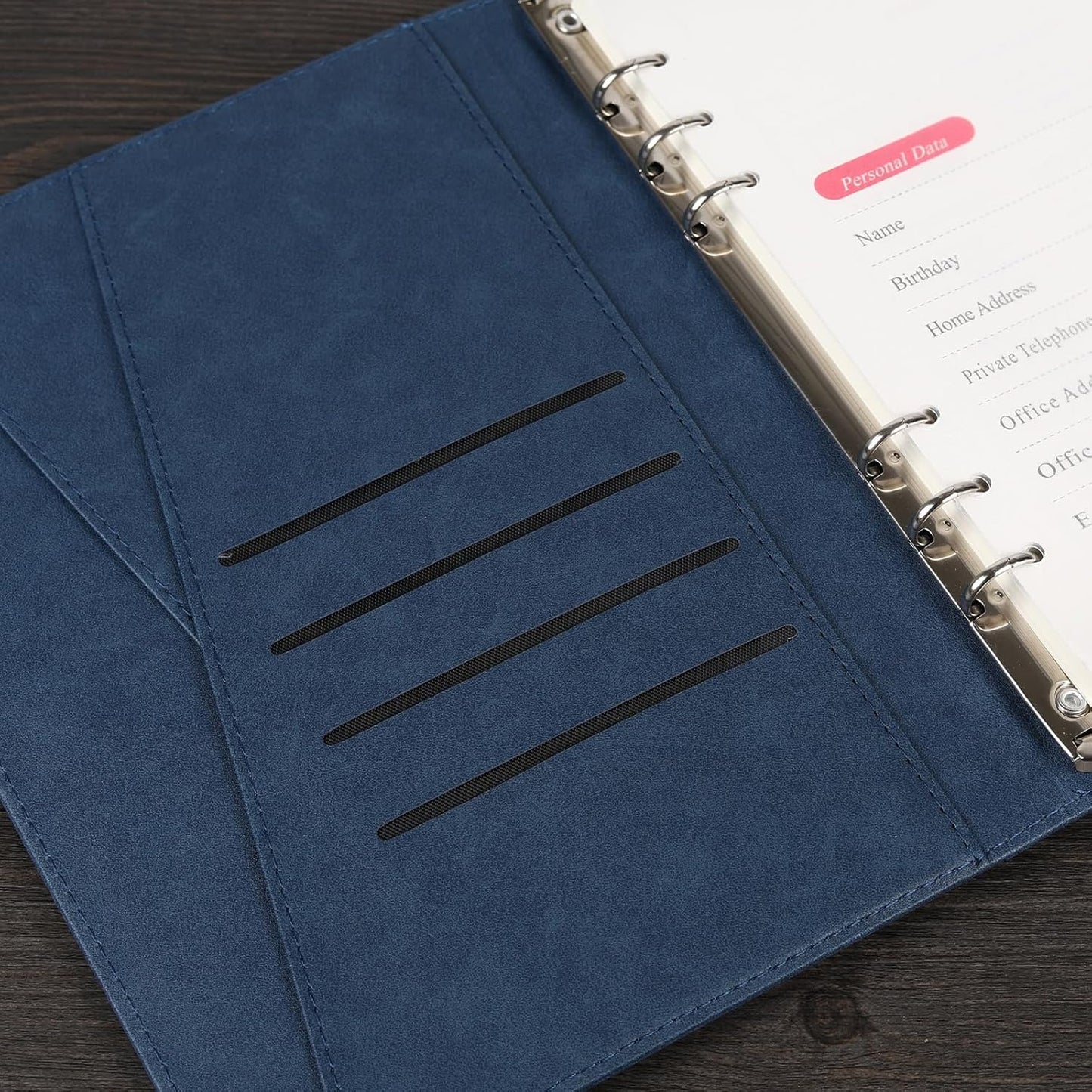 Premium Refillable Planner & Notebooks For Work,Rocketbook Notebook,With 8000mAh Power Bank, Book Light,3 in 1 Charger Cable,Card Holder,16G Thumb Drive,Used for Studying, Or Creating (Blue)