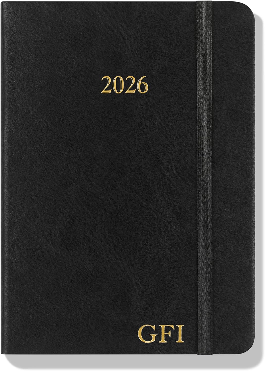 Wykeham's Executive 2026 Daily Journal Planner – US Public Holidays & Format – Customization Available (Personalized Black, 6”×4.5”)