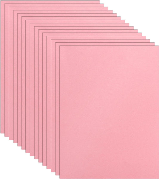 40 Sheets Candy Pink Cardstock 8.5 x 11 Scrapbooking Paper, 75lb Heavyweight Certificate Paper Card Stock for Wedding Invitations, School Crafting, Memus, Making Cards, Birthday Decorations