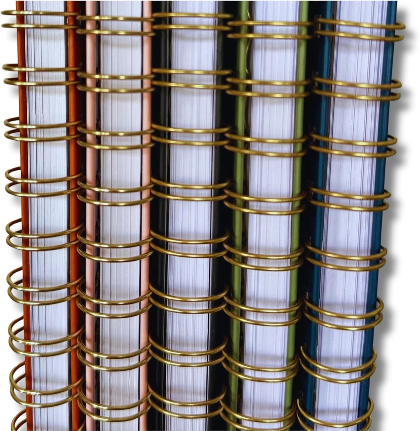 | Durable & Sleek | Undated Daily and Weekly Planner | 8.25" x 11.75" | To Do List Notebook for Work | Simple Design | Multiple Layouts | Planner and Notebook in One (Rust, Weekly Schedule - Landscape)