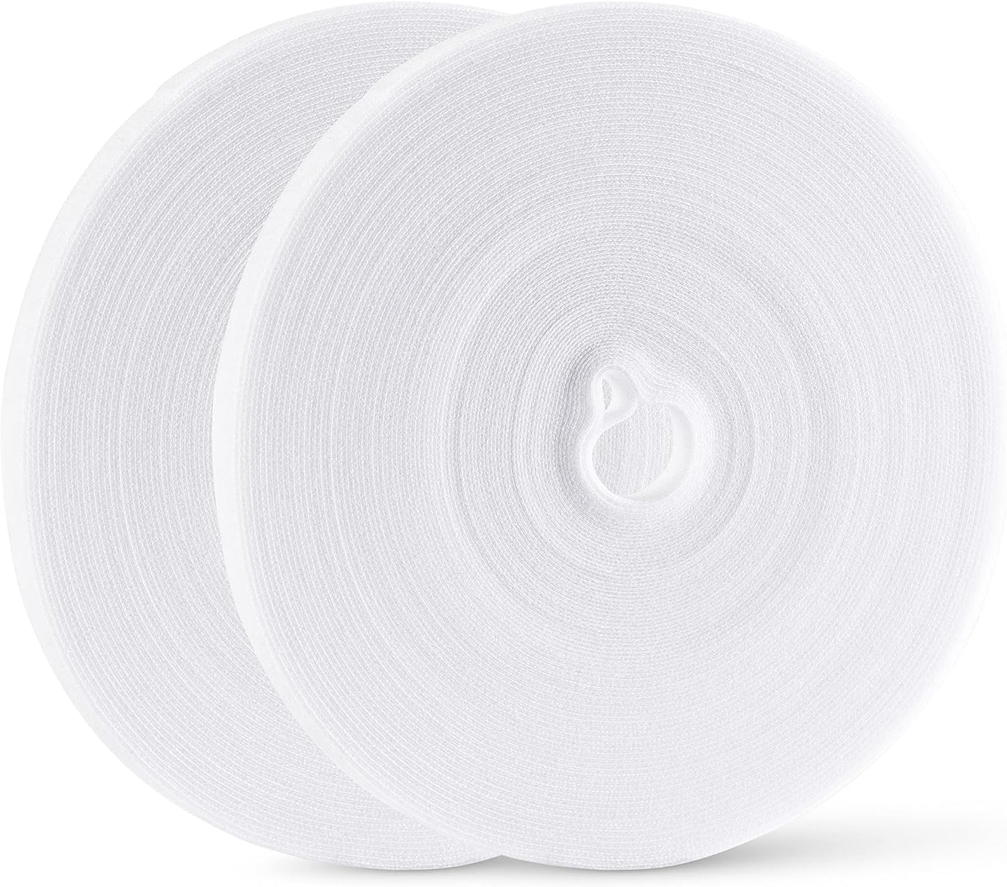 54 Yards x 1/2 Inch Reusable Cable Ties - BSELEYY Adjustable Cord Straps Cable Management Tape Cord Organization Straps Hook Loop Tape Cord Wrap for Home,Office, Wire Bundling (27Yd x 2 Rolls)