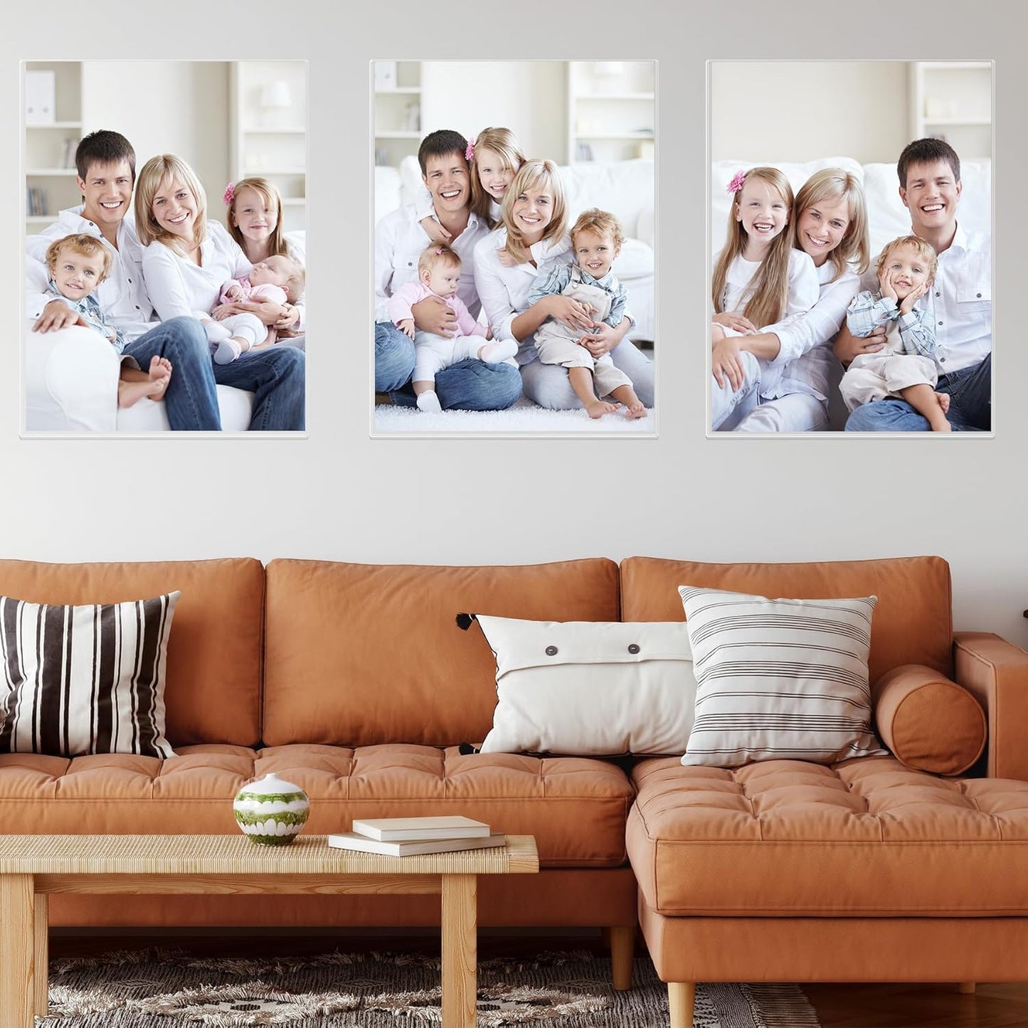 5 Pcs 18" x 24" Rigid Print Protectors Clear Hard Sheet Protectors Heavy Duty Top Loading Crystal Poster Sleeves Picture Frame Hard Plastic Sleeves for Art Prints Photos Documents Blueprint