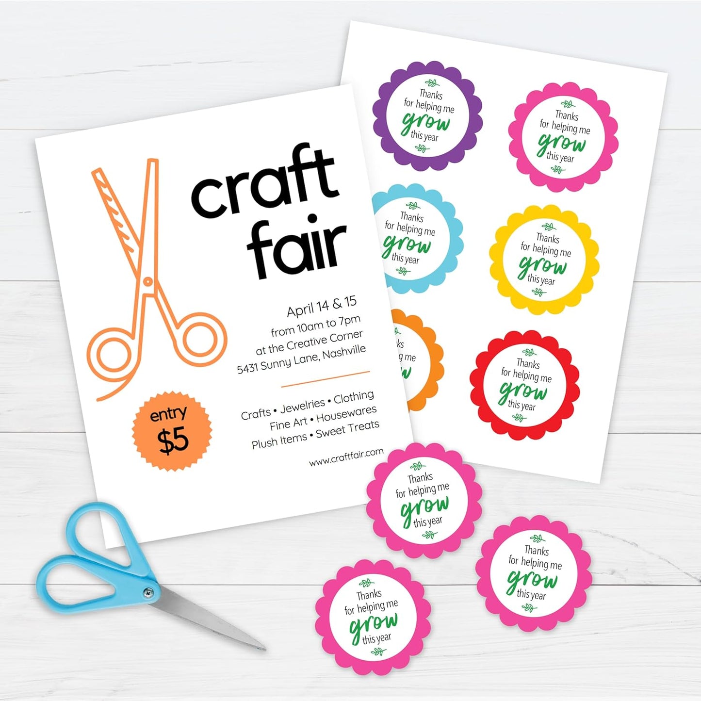 Printworks White Cardstock, 67 lb, 96 Bright, FSC Certified, (5 pack bundle) 500 Sheets, 8.5 x 11 Inch (00540C)