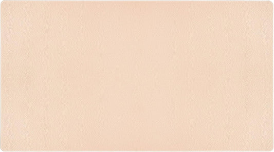 Nekmit Leather Desk Blotter Pad 36 x 20 Inches, Flat, Non-Slip, Waterproof, Apricot, Ideal for Office and Home and More