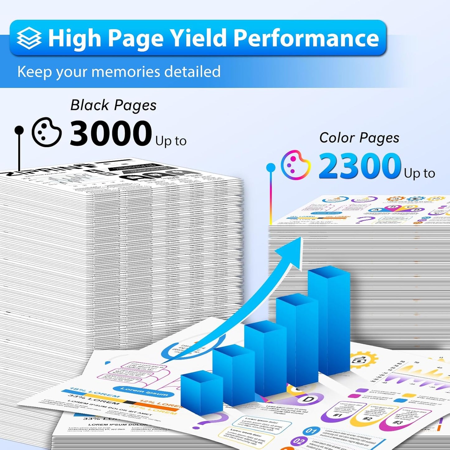 TN229XL TN229 Toner 5 Pack Compatible Replacement for Brother TN229 TN229XL Toner Cartridges for Brother MFC-L3780CDW HL-L3280CDW MFC-L3720CDW HL-L3220CDW HL-L3300CDW HL-L3295CDW Printer