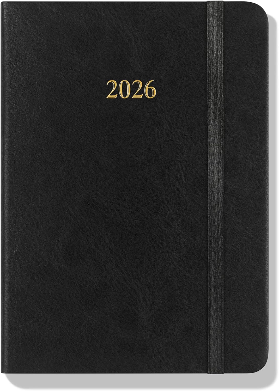 Wykeham's Executive 2026 Daily Journal Planner – US Public Holidays & Format – Customization Available (Black, 6"×4.5")